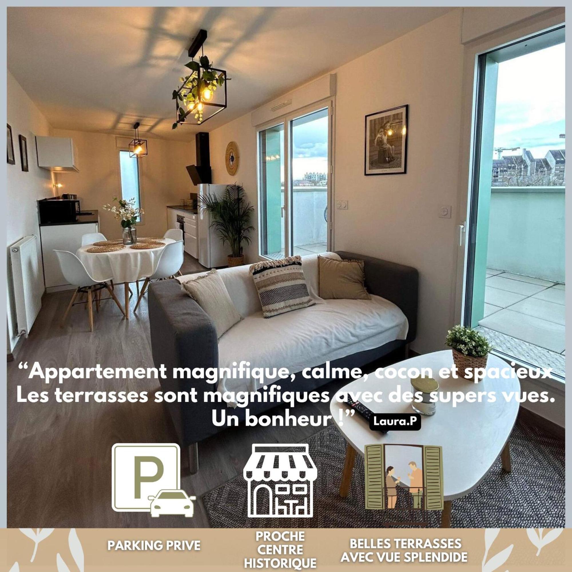 Les Terrasses De Saint Martin Apartment Rennes Exterior photo